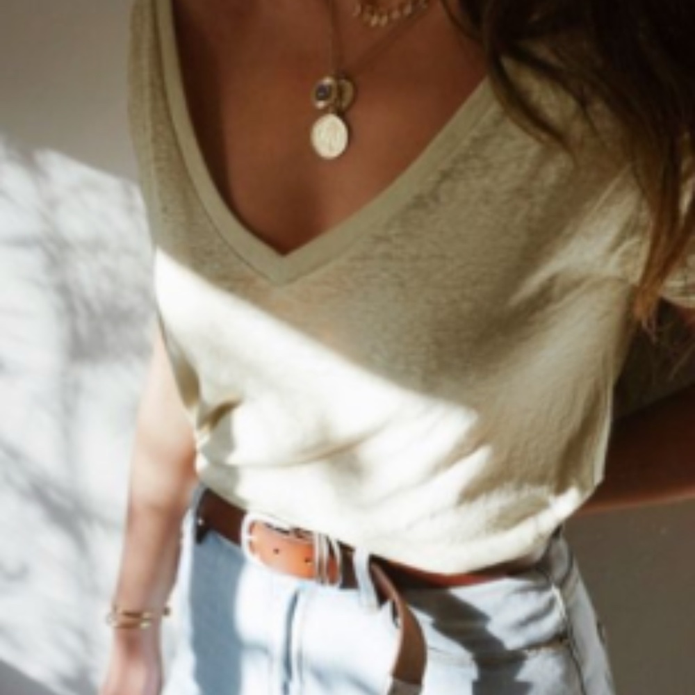 The Mom Oversized V-Neck Tee (NEW)